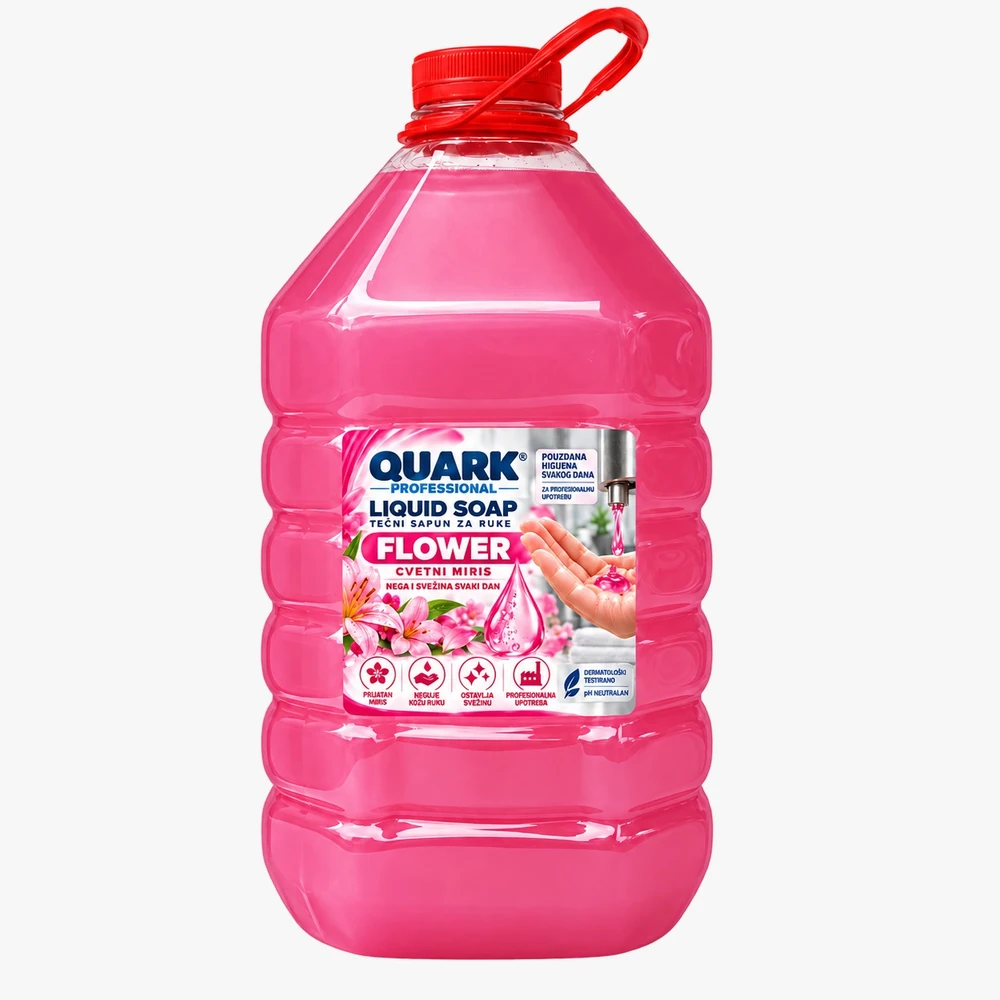 QUARK FLOWER, tečni sapun, balon 5 L
